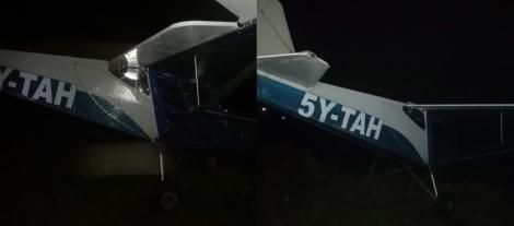 An Image of the Plane that Crash Landed in Kigwandi Village, Nyeri Town.j